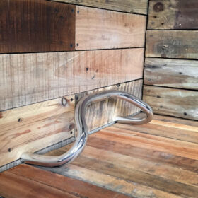 Manubrio Drop Forma Retro Cromado