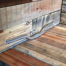 Manubrio Doble Altura Plateado